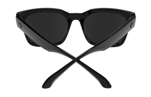 SPY Dessa Matte Black - Happy Grey Green Polarized Sunglasses Sunglasses Spy 