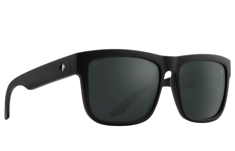 SPY Discord Soft Matte Black - Happy Boost Black Mirror Polarized Sunglasses Sunglasses Spy 