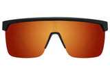 SPY Flynn 5050 Matte Black - Happy Boost Orange Mirror Sunglasses Sunglasses Spy 