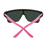 SPY Flynn 5050 Matte Black Matte Pink - Happy Grey Green Light Green Mirror Sunglasses Sunglasses Spy 
