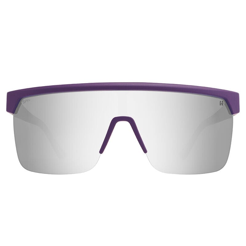 SPY Flynn 5050 Matte Purple Matte Black - Happy Bronze Platinum Mirror Sunglasses Sunglasses Spy 