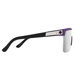 SPY Flynn 5050 Matte Purple Matte Black - Happy Bronze Platinum Mirror Sunglasses Sunglasses Spy 