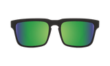 SPY Helm Matte Black - Happy Bronze With Green Spectra Mirror Polarized Sunglasses SUNGLASSES - Spy Sunglasses Spy 