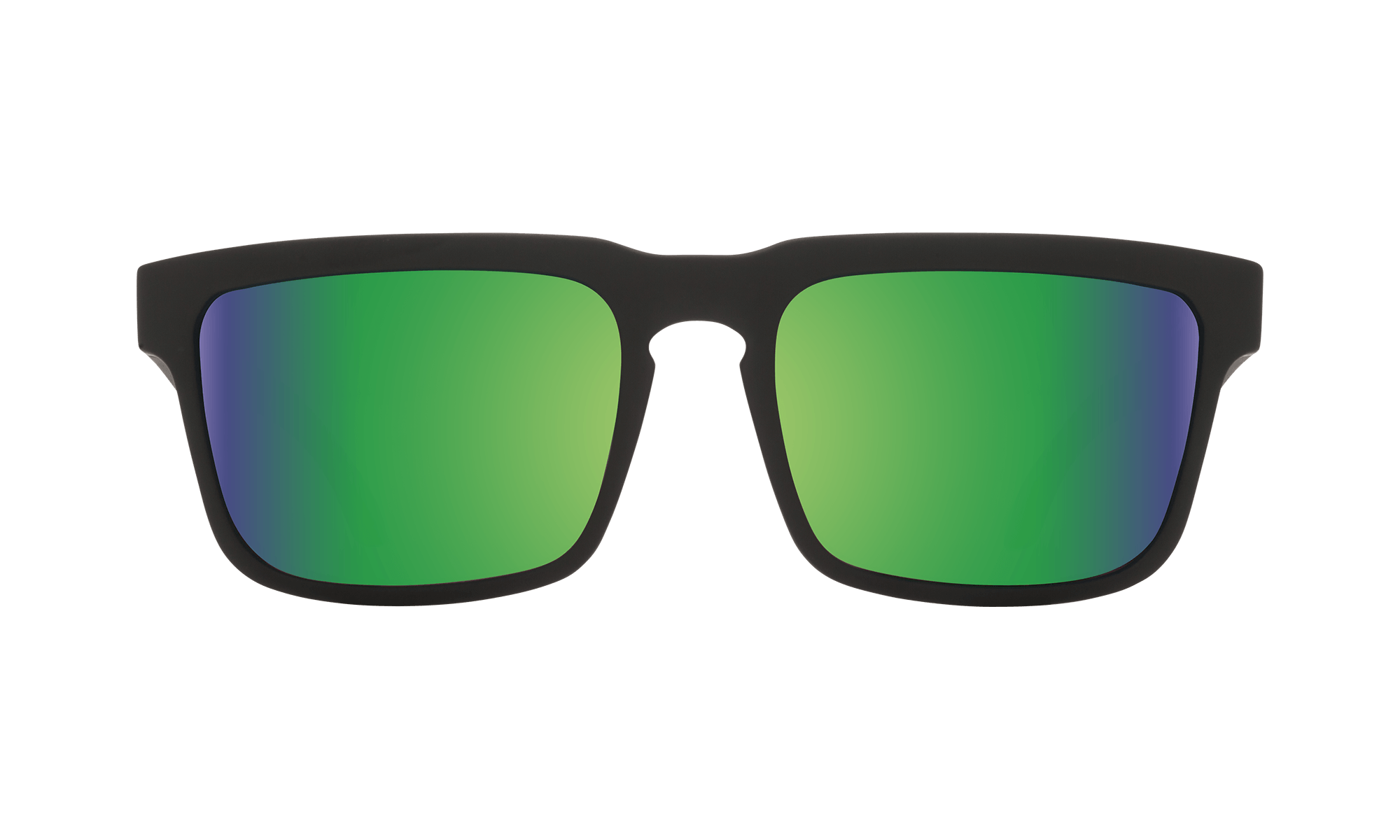 SPY Helm Matte Black - Happy Bronze With Green Spectra Mirror Polarized Sunglasses SUNGLASSES - Spy Sunglasses Spy 