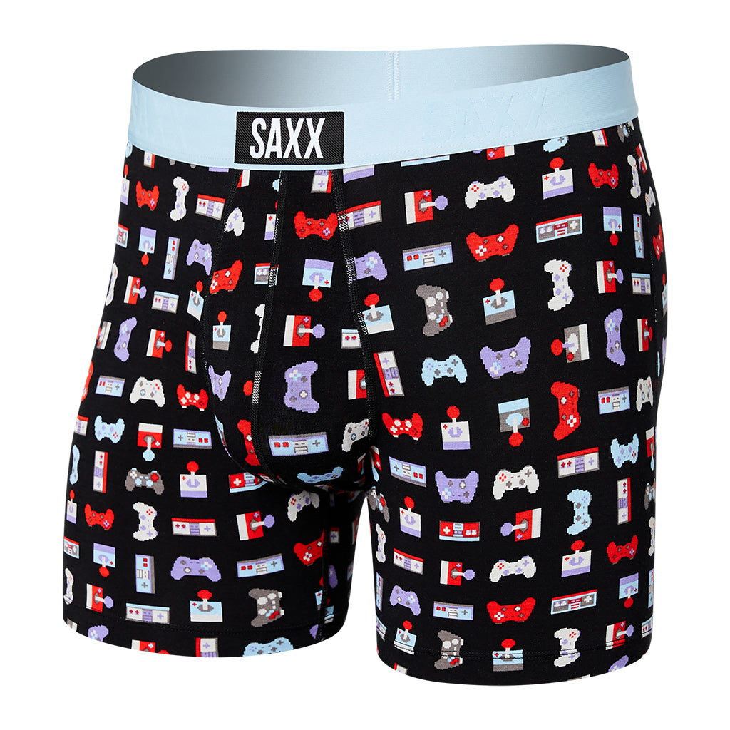 SAXX Ultra Boxer Brief Underwear Gamer Black Men's Underwear Saxx 