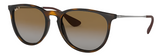 RAY-BAN Erika Classic Tortoise/Gunmetal - Brown Gradient Polarized Sunglasses SUNGLASSES - Ray-Ban Sunglasses Ray-Ban 