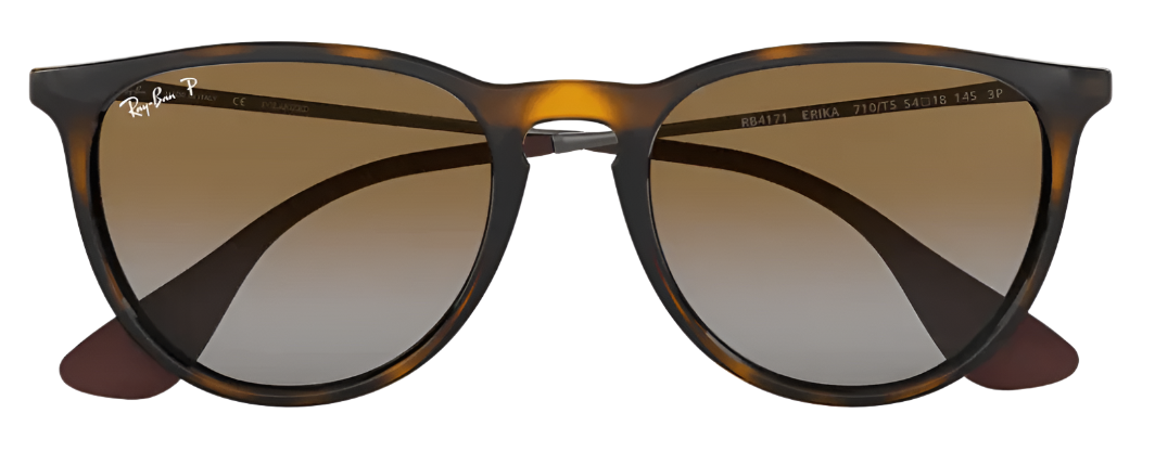 RAY-BAN Erika Classic Tortoise/Gunmetal - Brown Gradient Polarized Sunglasses SUNGLASSES - Ray-Ban Sunglasses Ray-Ban 