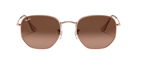 RAY-BAN Hexagonal Copper - Brown Gradient Sunglasses Sunglasses Ray-Ban 