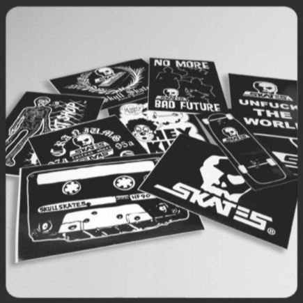 SKULL SKATES Medium Stickers 10 Pack Stickers Skull Skates 