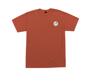 DARK SEAS Jellies Organic T-Shirt Orange Rust Men's Short Sleeve T-Shirts Dark Seas 
