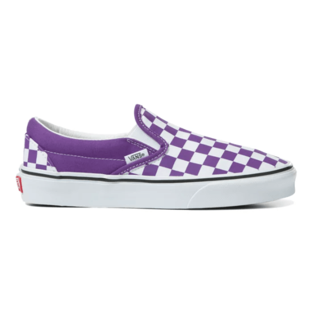 VANS Youth Slip On Checkerboard Tillandsia Purple Freeride Boardshop