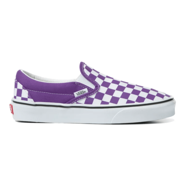 VANS Youth Slip-On Checkerboard Tillandsia Purple Youth and Toddler Skate Shoes Vans 