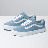 VANS Women's Pig Suede Old Skool Shoes Ashley Blue Women's Skate Shoes Vans 