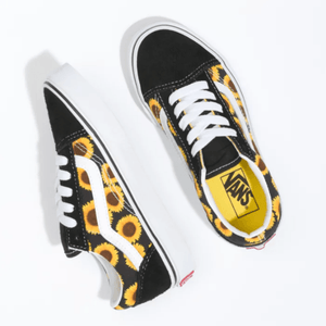 VANS Kids Old Skool Shoes Sunflower/Black/Yellow Youth and Toddler Skate Shoes Vans 