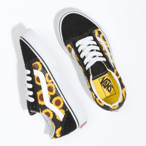 VANS Kids Old Skool Shoes Sunflower Black Yellow Freeride Boardshop