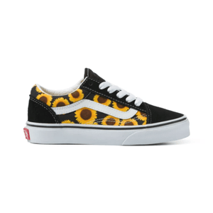 VANS Kids Old Skool Shoes Sunflower/Black/Yellow Youth and Toddler Skate Shoes Vans 