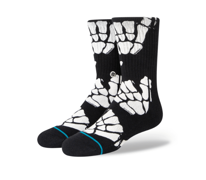 STANCE Kids Zombie Hang Socks Black Youth Socks Stance 