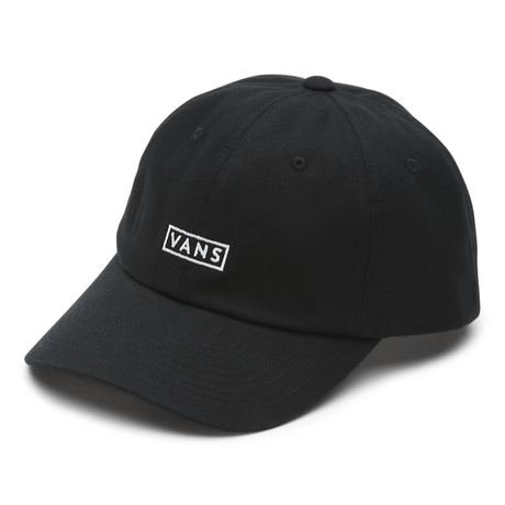 VANS Curved Bill Jockey Hat Black Men's Hats Vans 