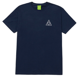 HUF Essentials Triple Triangle T-Shirt Navy Men's Short Sleeve T-Shirts huf 