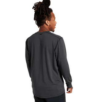 BURTON Multipath Essential Tech Long Sleeve T-Shirt Black Heather Men's Base Layers Burton 