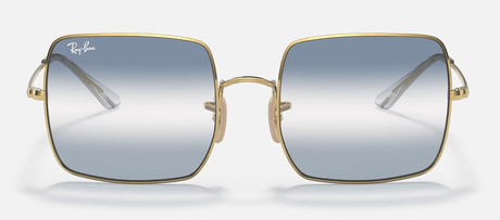 RAY-BAN Square 1971 Gold - Clear Blue Gradient Sunglasses Sunglasses Ray-Ban 