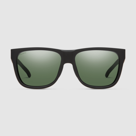 SMITH Lowdown 2 Matte Black - ChromaPop Grey Green Polarized Sunglasses Sunglasses Smith 