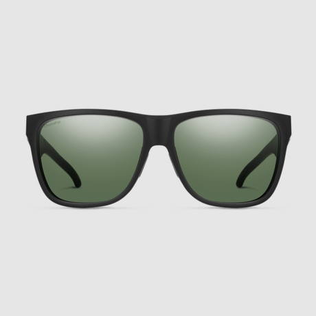SMITH Lowdown XL 2 Matte Black - ChromaPop Grey Green Polarized Sunglasses Sunglasses Smith 