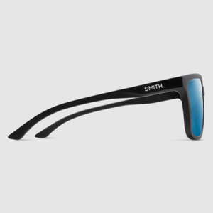 SMITH Shoutout Matte Black - ChromaPop Blue Mirror Polarized Sunglasses Sunglasses Smith 