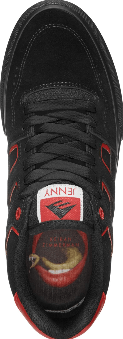 EMERICA Tilt G6 Vulc X Jenny Skateboards Shoes Black/Red