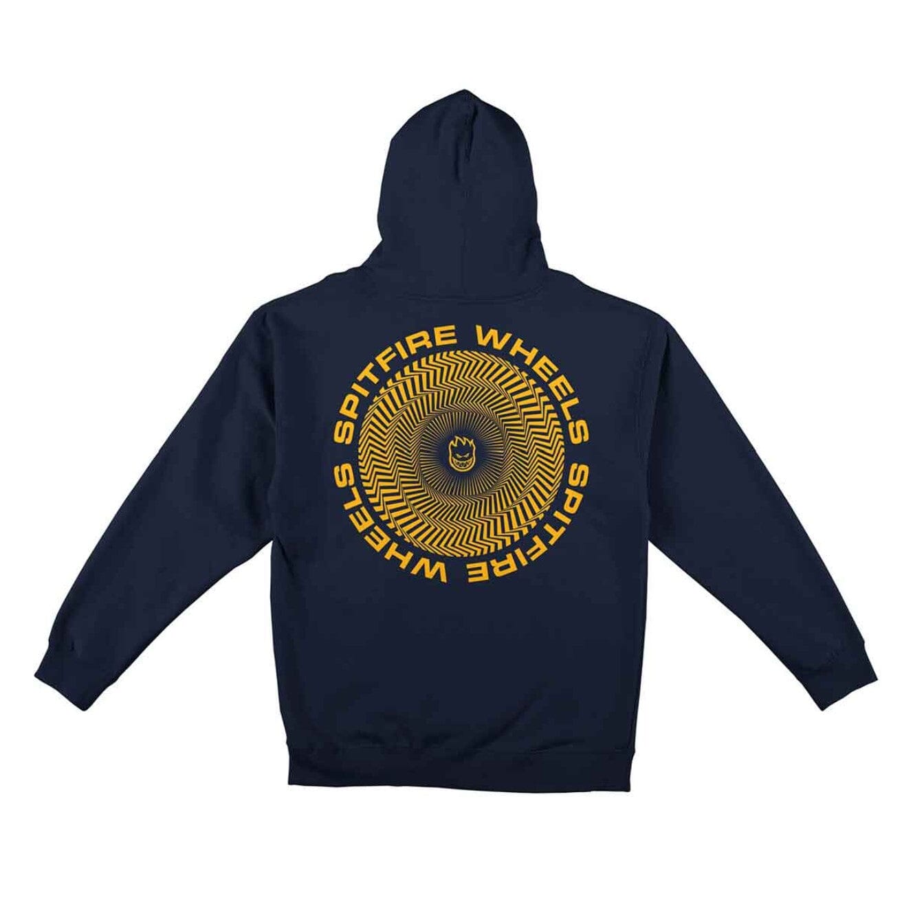 SPITFIRE Youth Classic Vortex Pullover Hoodie Navy/Gold Prints Boy's Pullover Hoodies Spitfire 