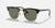 RAY-BAN Clubmaster 55 Classic Black - Green Classic G-15 Polarized Sunglasses Sunglasses Ray-Ban 