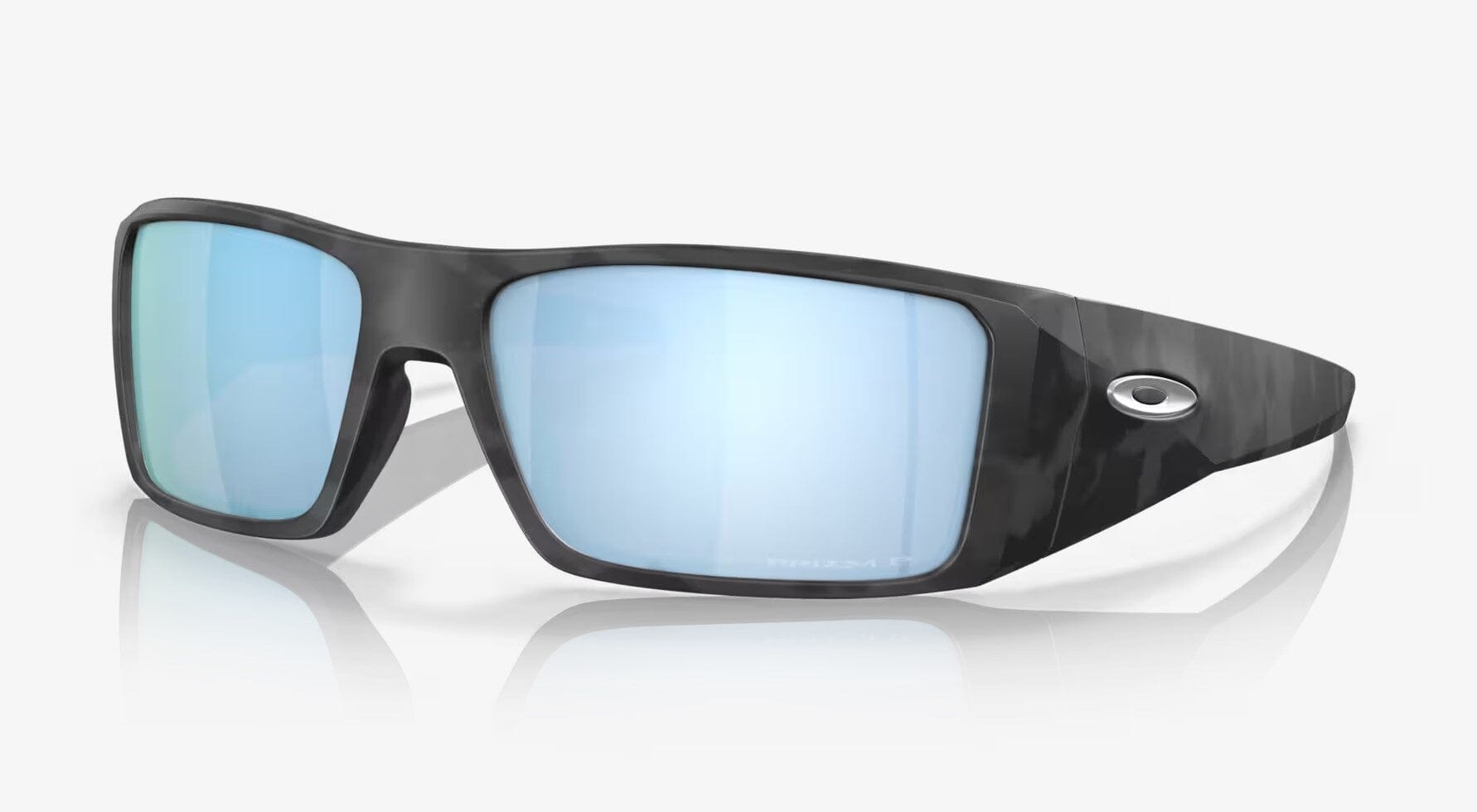 OAKLEY Heliostat Matte Black Camo - Prizm Deep Water Polarized Sunglasses Sunglasses Oakley 