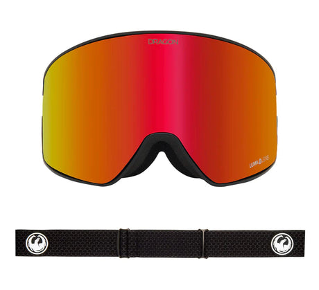 DRAGON PXV2 Split - Lumalens Red Ion + Lumalens Light Rose Snow Goggle Snow Goggles Dragon 