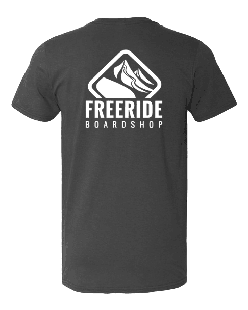 FREERIDE Two Peaks T-Shirt Charcoal Heather Men's Short Sleeve T-Shirts Freeride 