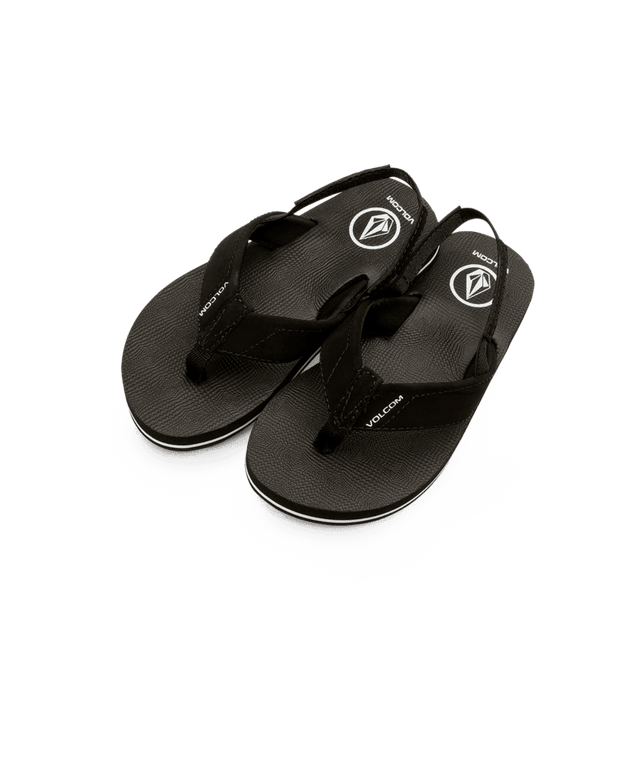 VOLCOM Little Youth Victor Sandals Black Youth Sandals Volcom 