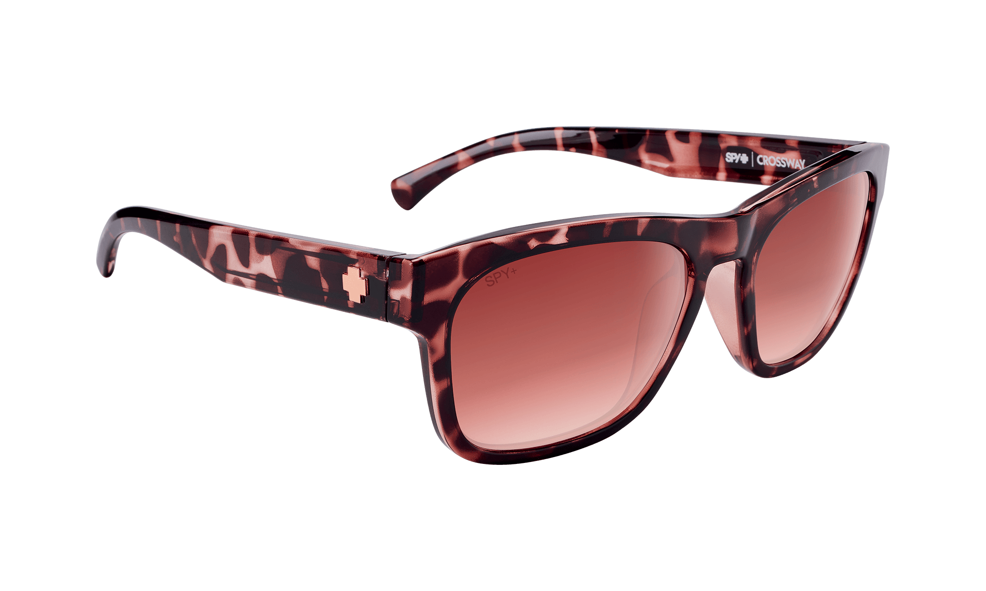SPY Crossway Peach Tort - Bronze Peach Pink Fade Sunglasses Sunglasses Spy 