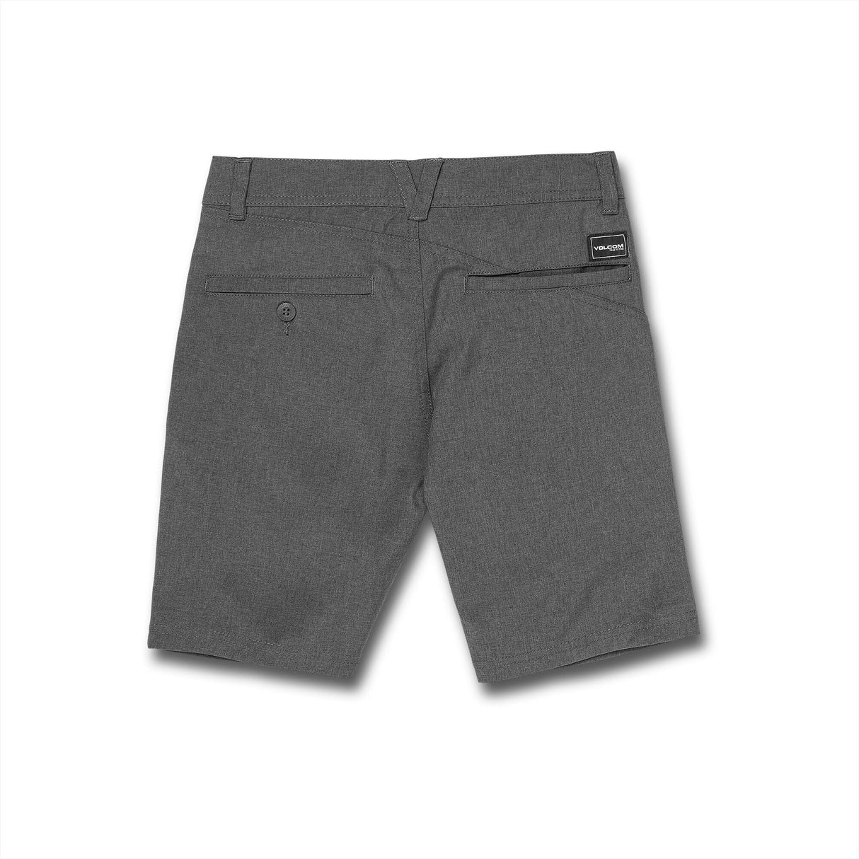 VOLCOM Boy's Frickin Cross Shred Static Hybrid Short Charcoal Heather Boy's Hybrid Shorts Volcom 