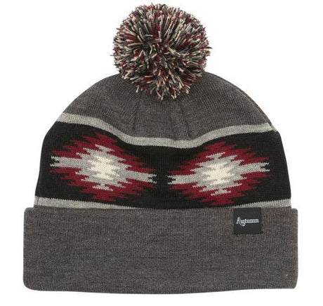 AUTUMN Blanket Pom Beanie Charcoal Men's Beanies Autumn 