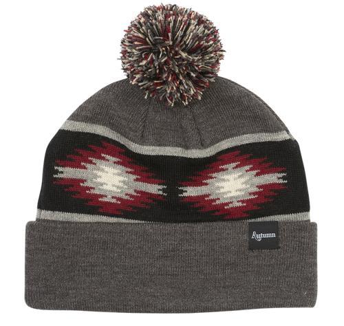 AUTUMN Blanket Pom Beanie Charcoal Men's Beanies Autumn 
