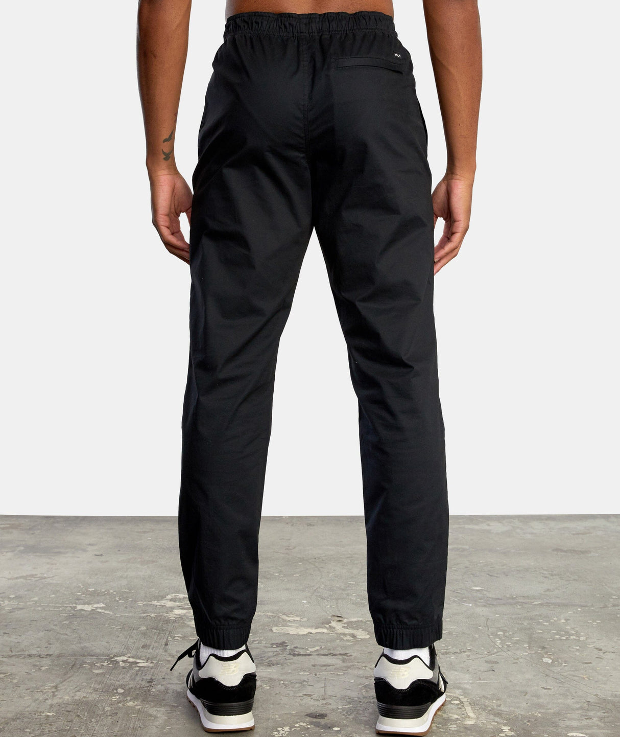 RVCA Spectrum Cuffed Track Pants Black Men's Pants RVCA 
