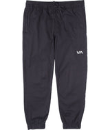 RVCA Spectrum Cuffed Track Pants Black Men's Pants RVCA 