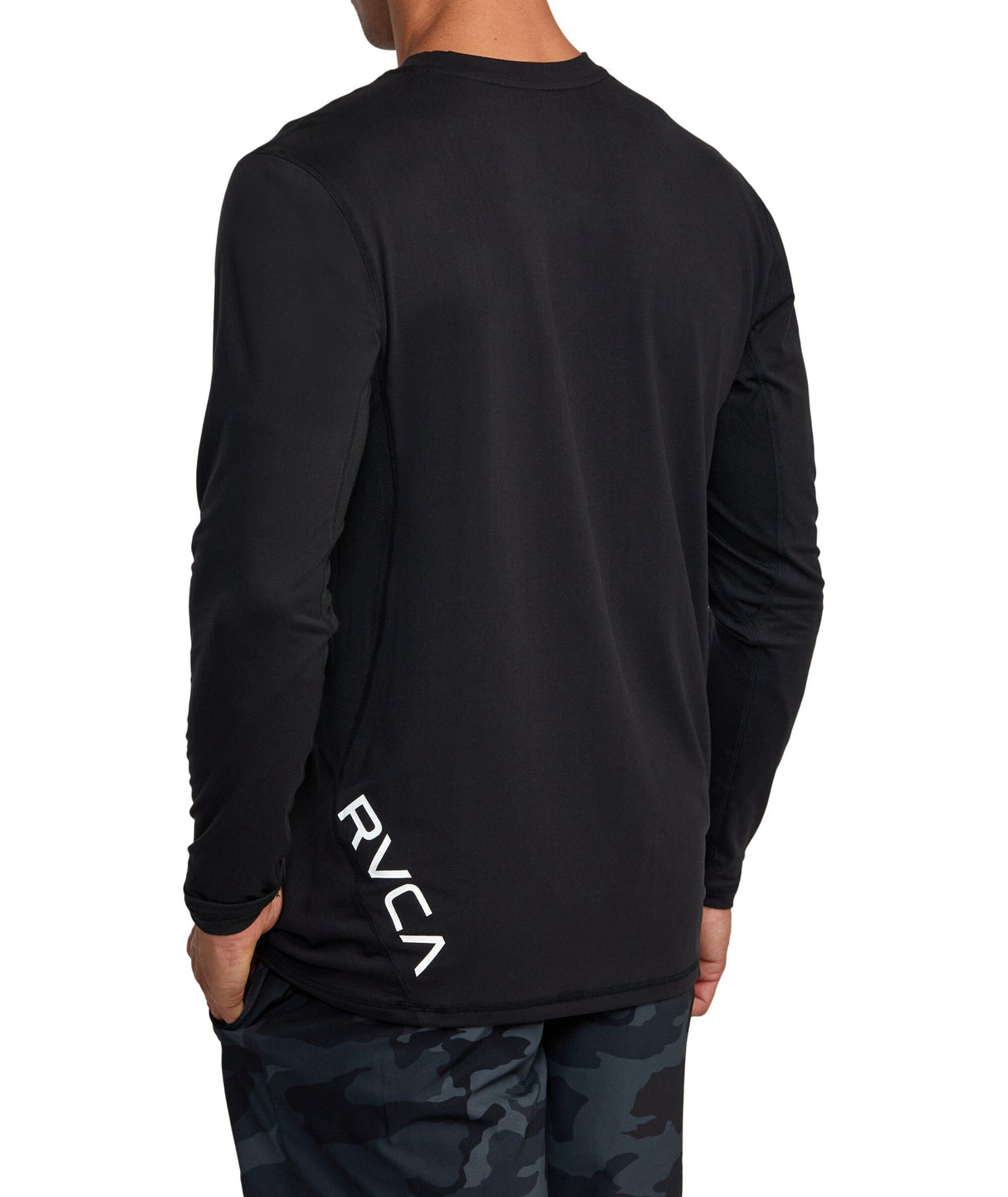 RVCA Sport Vent Long Sleeve T-Shirt Black Men's Long Sleeve T-Shirts RVCA 