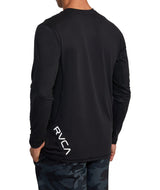 RVCA Sport Vent Long Sleeve T-Shirt Black Men's Long Sleeve T-Shirts RVCA 