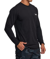 RVCA Sport Vent Long Sleeve T-Shirt Black Men's Long Sleeve T-Shirts RVCA 