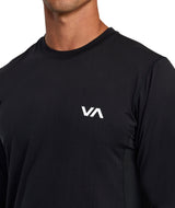 RVCA Sport Vent Long Sleeve T-Shirt Black Men's Long Sleeve T-Shirts RVCA 