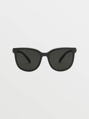 VOLCOM Garden Matte Black - Grey Polarized Sunglasses Sunglasses Volcom 