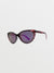 VOLCOM Butter Gloss Purple Tort - Grey Purple Chrome Sunglasses Sunglasses Volcom 