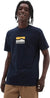 VANS Center Sidestripe T-Shirt Navy Men's Short Sleeve T-Shirts Vans 