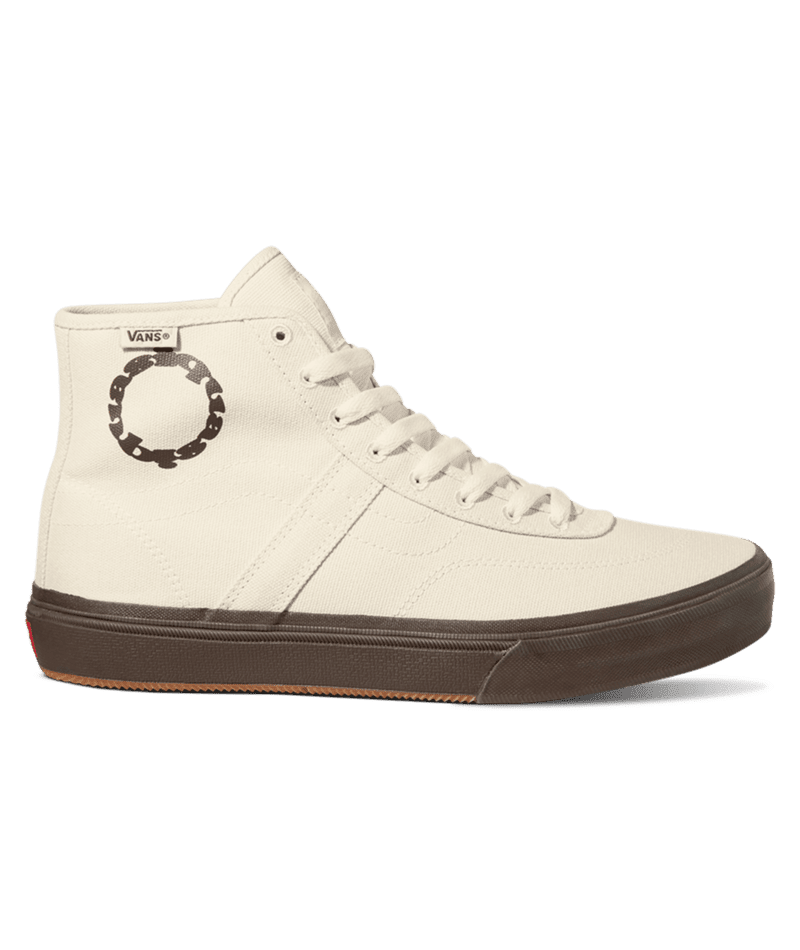 VANS X Quasi Crockett High Decon Shoes White Men's Skate Shoes Vans 