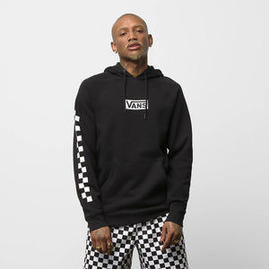 VANS Versa Standard Pullover Hoodie Black/Checkerboard Men's Pullover Hoodies Vans 